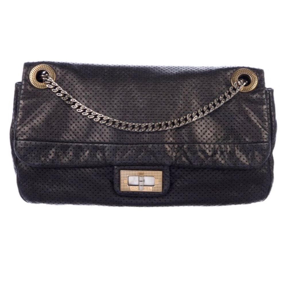 Authentic Chanel Drill Flap Bag